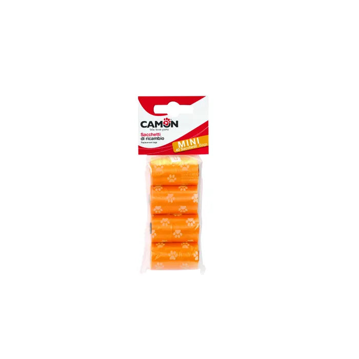 Camon Sacchetti Ricambio Mini 4x10 Colorati per Cani Camon Sacchetti Ricambio Mini 4x10 Colorati per Cani